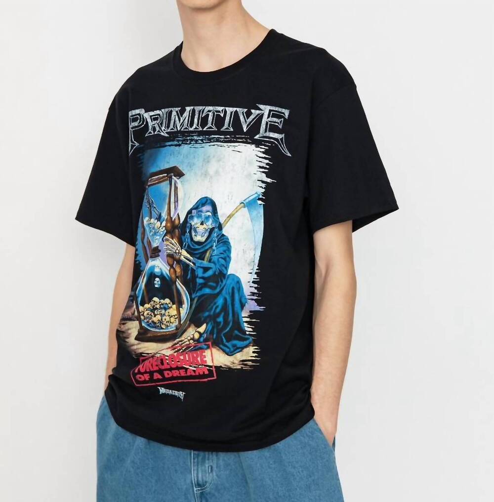 NEW PRIMITIVE megadeth judgement t-shirt in black